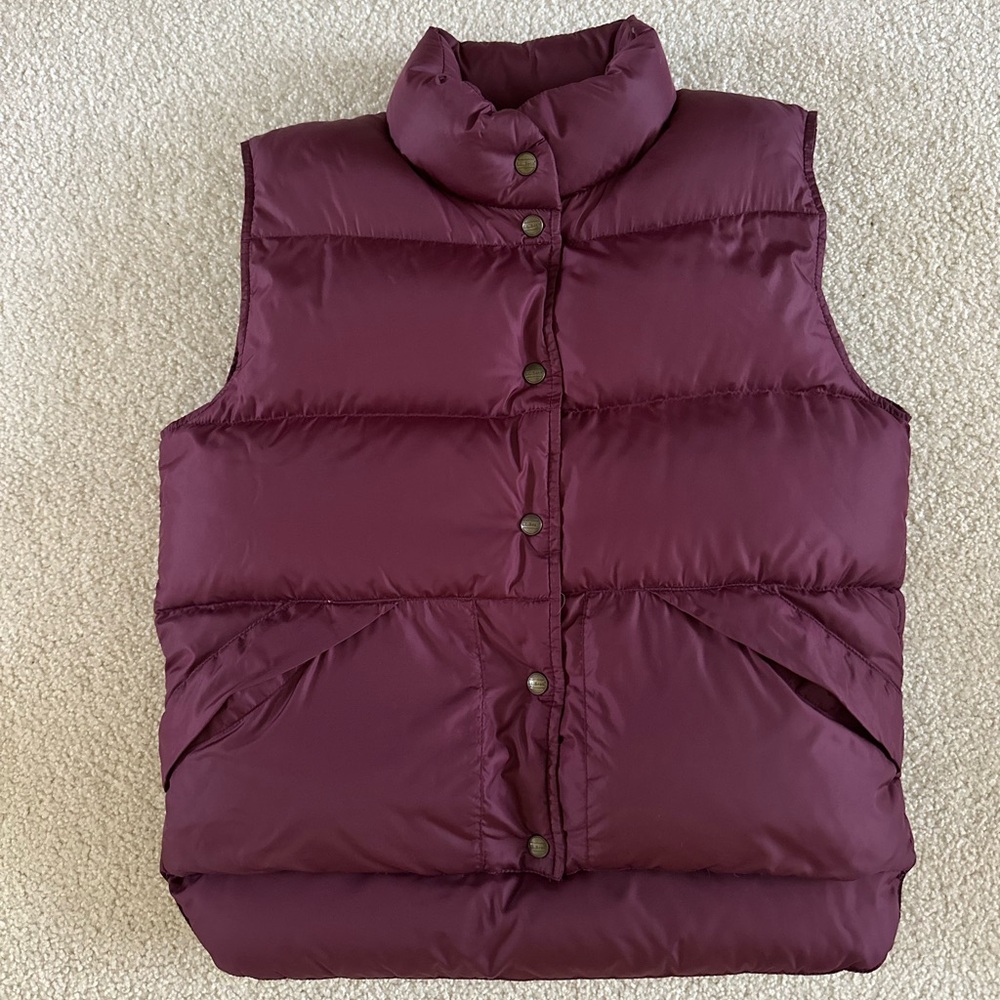L.L.Bean down vest size small